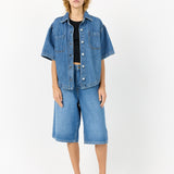 R.A Denim Studio D11 Denim Drop Shirt Shirt