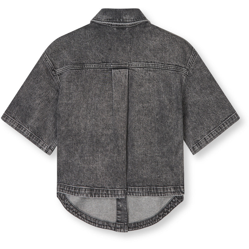 R.A Denim Studio D11 Denim Drop Shirt Shirt Mid Gray
