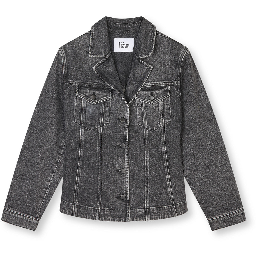 R.A Denim Studio D13 Blazer Denim Jacket Jacket Mid Gray