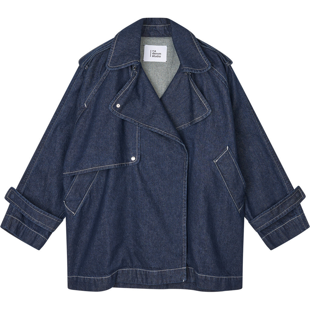 R.A Denim Studio D14 Denim Trench Trenchcoat