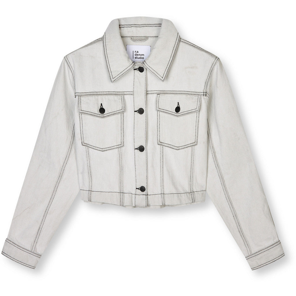 R.A Denim Studio D16 Denim Jacket Jacket Light Gray