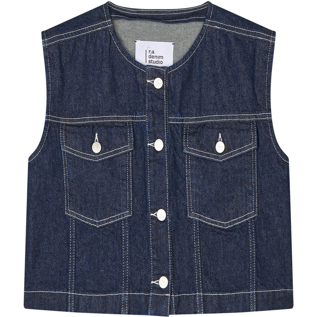 R.A Denim Studio D18 Denim Vest Vest