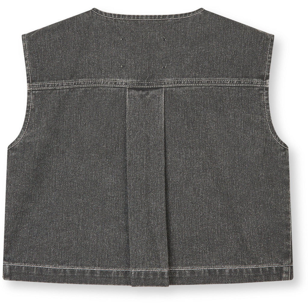 R.A Denim Studio D18 Denim Vest Vest Mid Gray
