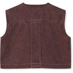 R.A Denim Studio D18 Denim Vest Vest Purple