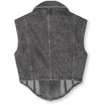 R.A Denim Studio D19 Denim Straight Vest Vest Mid Gray