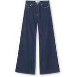 R.A Denim Studio D1 Wide Flare Jeans Dark Blue