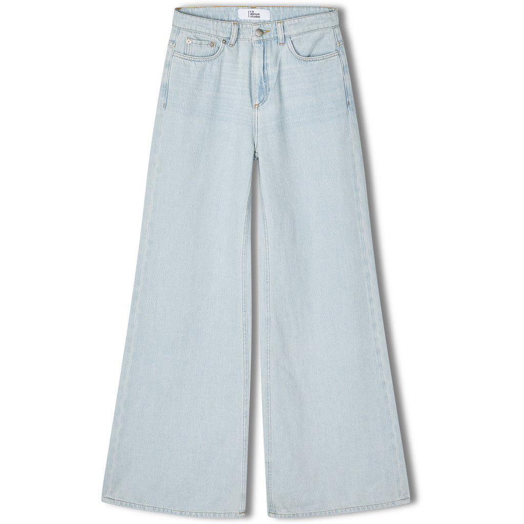 R.A Denim Studio D1 Wide Flare Jeans Light Blue