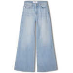 R.A Denim Studio D1 Wide Flare Jeans Mid Blue