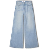 R.A Denim Studio D1 Wide Flare Jeans Mid Blue