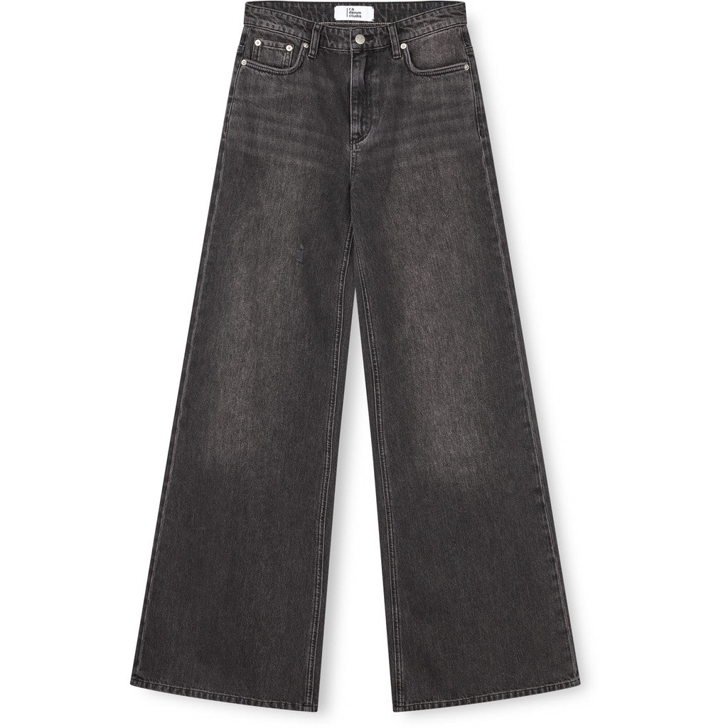 R.A Denim Studio D1 Wide Flare Jeans Dark Gray