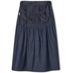 R.A Denim Studio D28 Long A Line Skirt Skirt Dark Blue