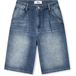 R.A Denim Studio D29 Jorts Shorts Mid Blue