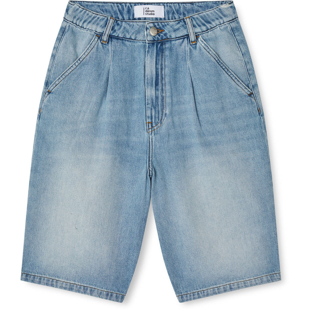 R.A Denim Studio D29 Jorts Shorts Mid Blue