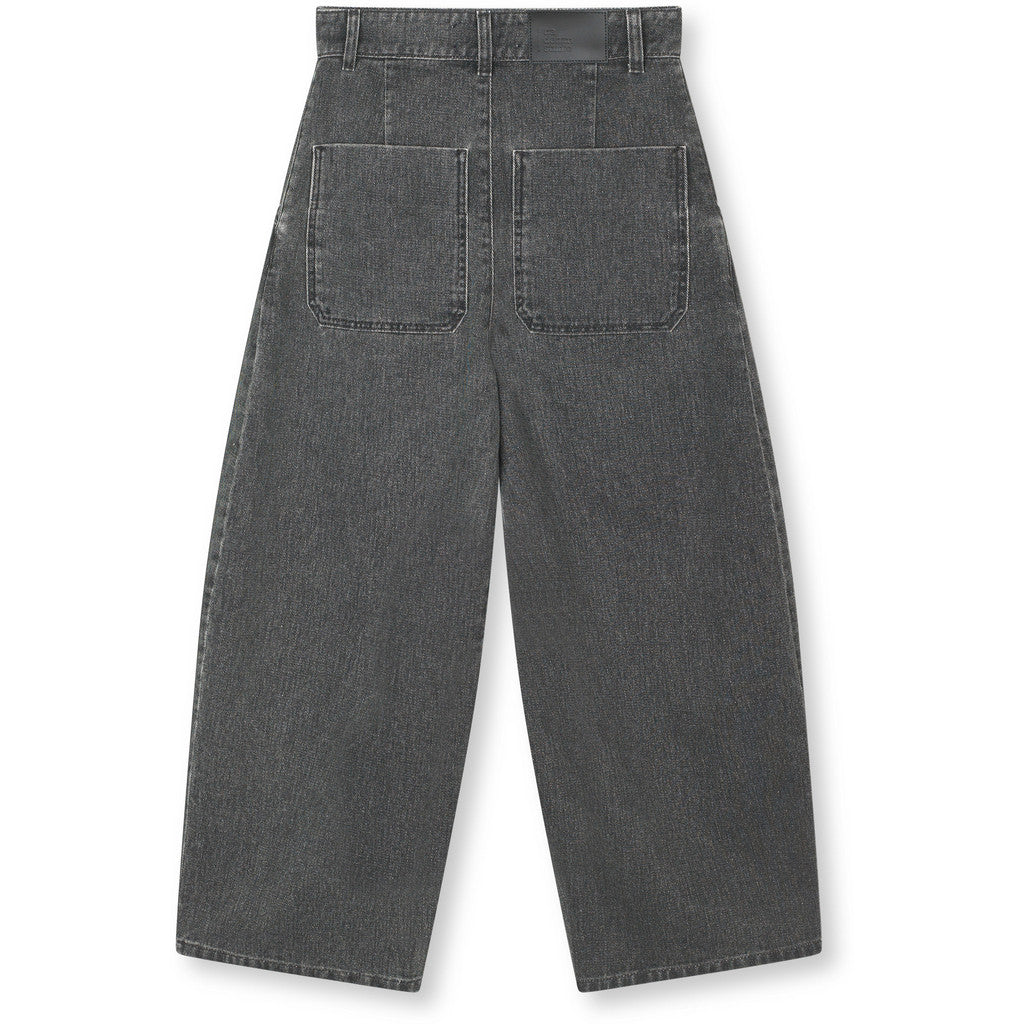 R.A Denim Studio D2 Relaxed Cropped Jeans Mid Gray