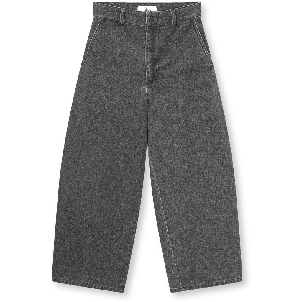 R.A Denim Studio D2 Relaxed Cropped Jeans Mid Gray