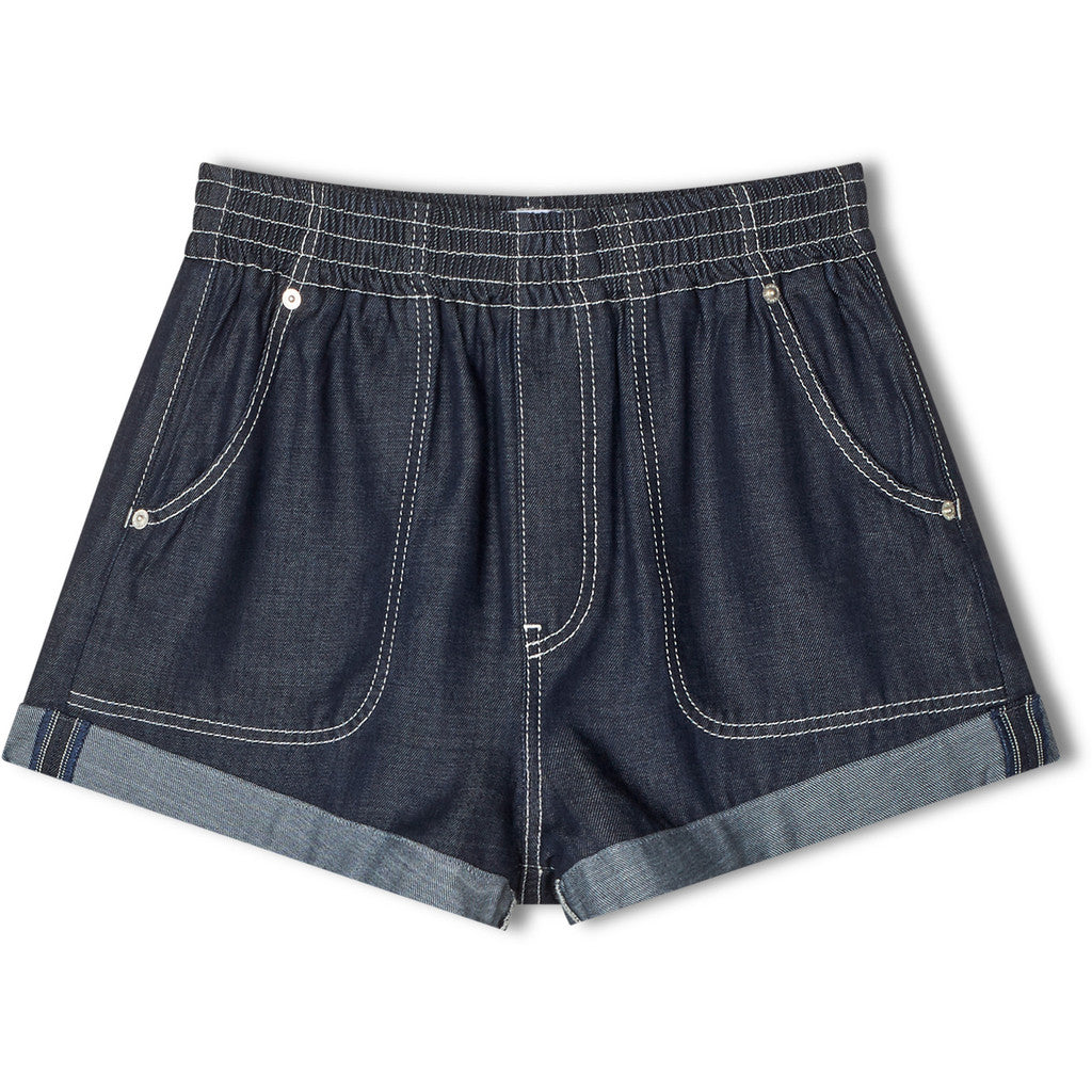 R.A Denim Studio D30 Boyfriend Denim Shorts Shorts Dark Blue