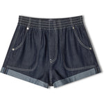 R.A Denim Studio D30 Boyfriend Denim Shorts Shorts Dark Blue
