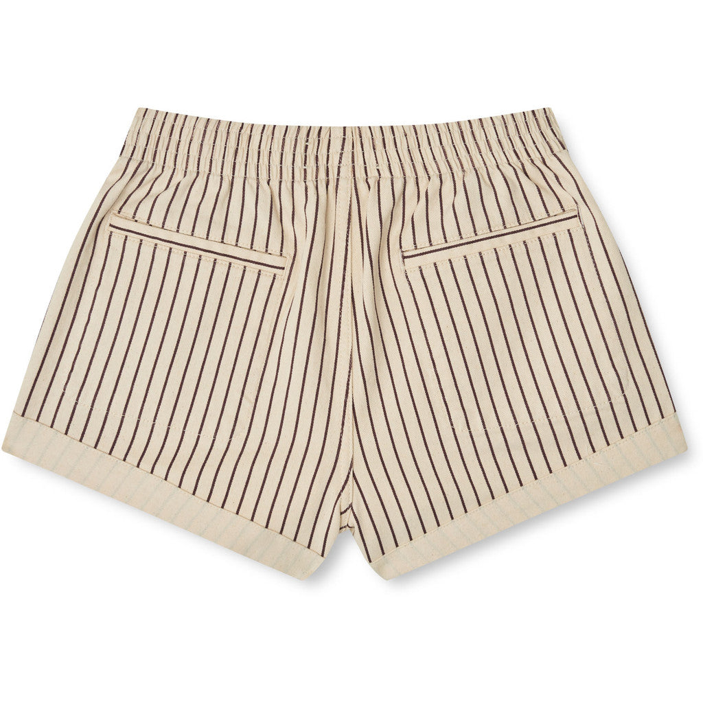 R.A Denim Studio D30 Boyfriend Denim Shorts Shorts Ecru - Purple