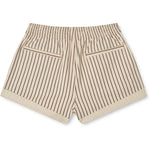 R.A Denim Studio D30 Boyfriend Denim Shorts Shorts Ecru - Purple
