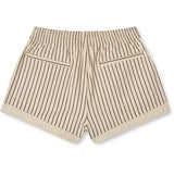 R.A Denim Studio D30 Boyfriend Denim Shorts Shorts Ecru - Purple
