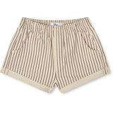 R.A Denim Studio D30 Boyfriend Denim Shorts Shorts Ecru - Purple