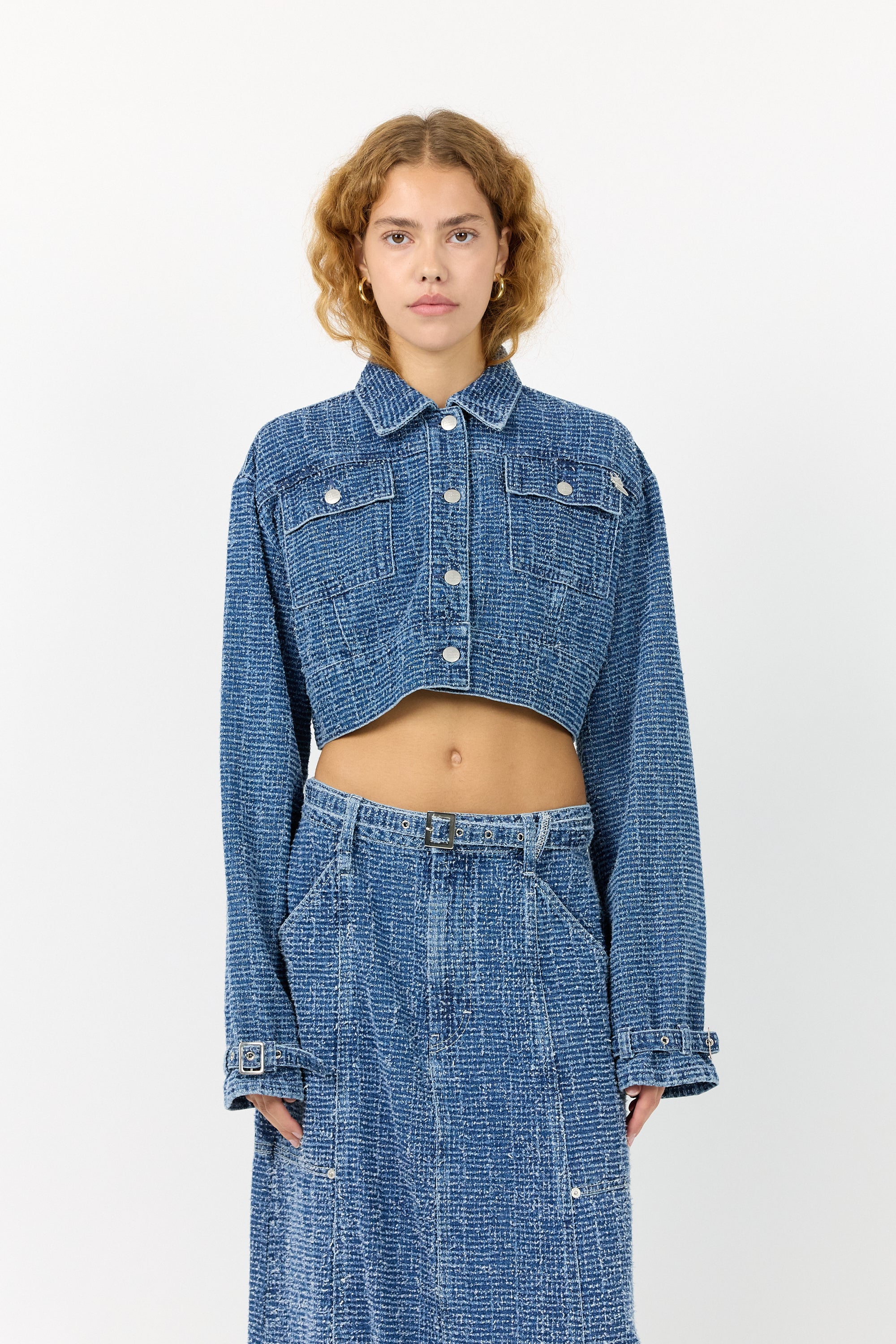 R.A Denim Studio D34 Cropped Jacket Jacket