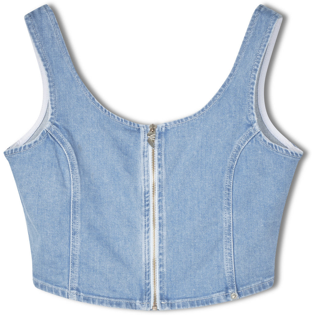 R.A Denim Studio D35 Corset Jacket Light Blue