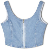 R.A Denim Studio D35 Corset Jacket Light Blue
