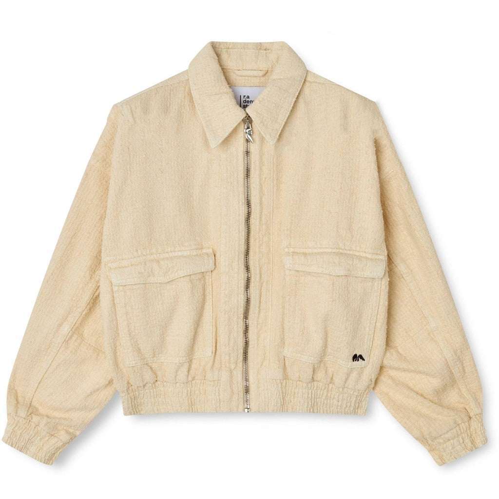 R.A Denim Studio D37 Bomber Jacket Jacket Ecru