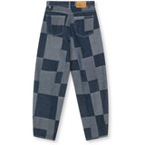 R.A Denim Studio D3 Balloon Jeans Blue Patchwork