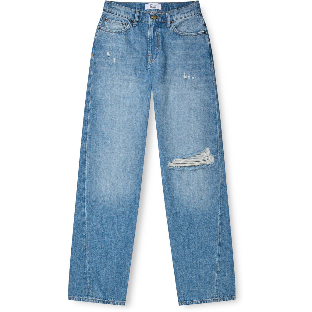 R.A Denim Studio D41 Straight Jeans Mid Blue