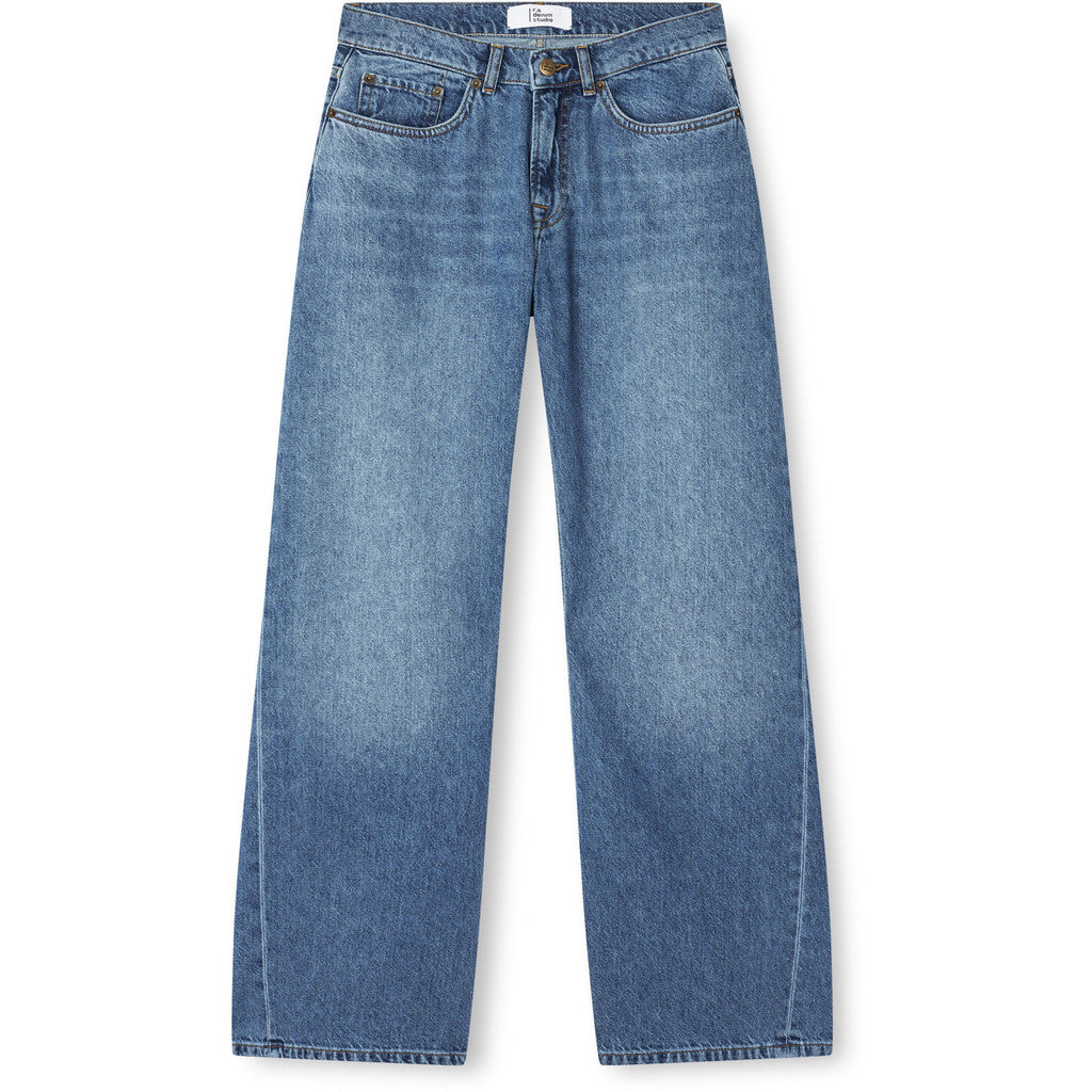 R.A Denim Studio D41 Straight Jean Jeans Mid Blue