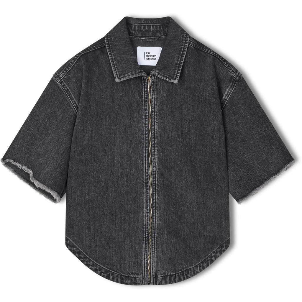 R.A Denim Studio D42 Denim Shirt Shirt Dark Gray