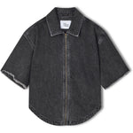 R.A Denim Studio D42 Denim Shirt Shirt Dark Gray