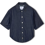 R.A Denim Studio D42 Denim Shirt Shirt Dark Blue