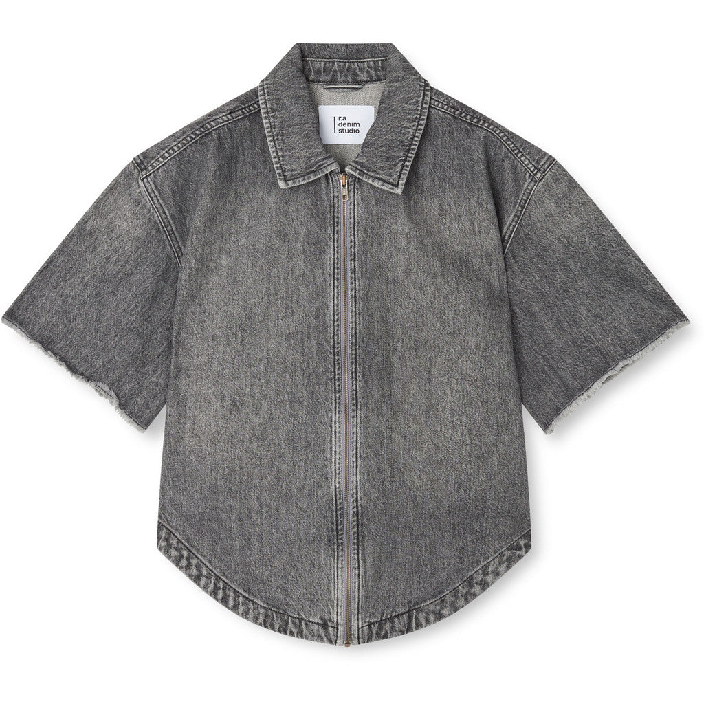 R.A Denim Studio D42 Denim Shirt Shirt Mid Gray