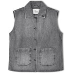 R.A Denim Studio D43 Denim Vest Vest Mid Gray