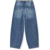 R.A Denim Studio D44 Long Jorts Shorts Mid Blue