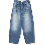 R.A Denim Studio D44 Long Jorts Shorts Mid Blue