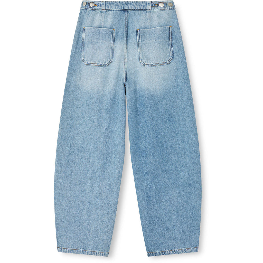 R.A Denim Studio D44 Long Jorts Shorts Mid Blue
