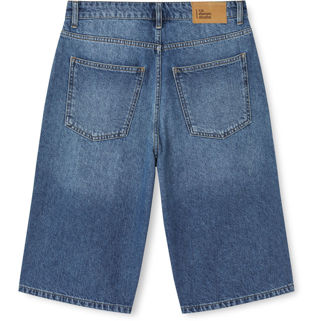 R.A Denim Studio D48 Loose Shorts Shorts Mid Blue