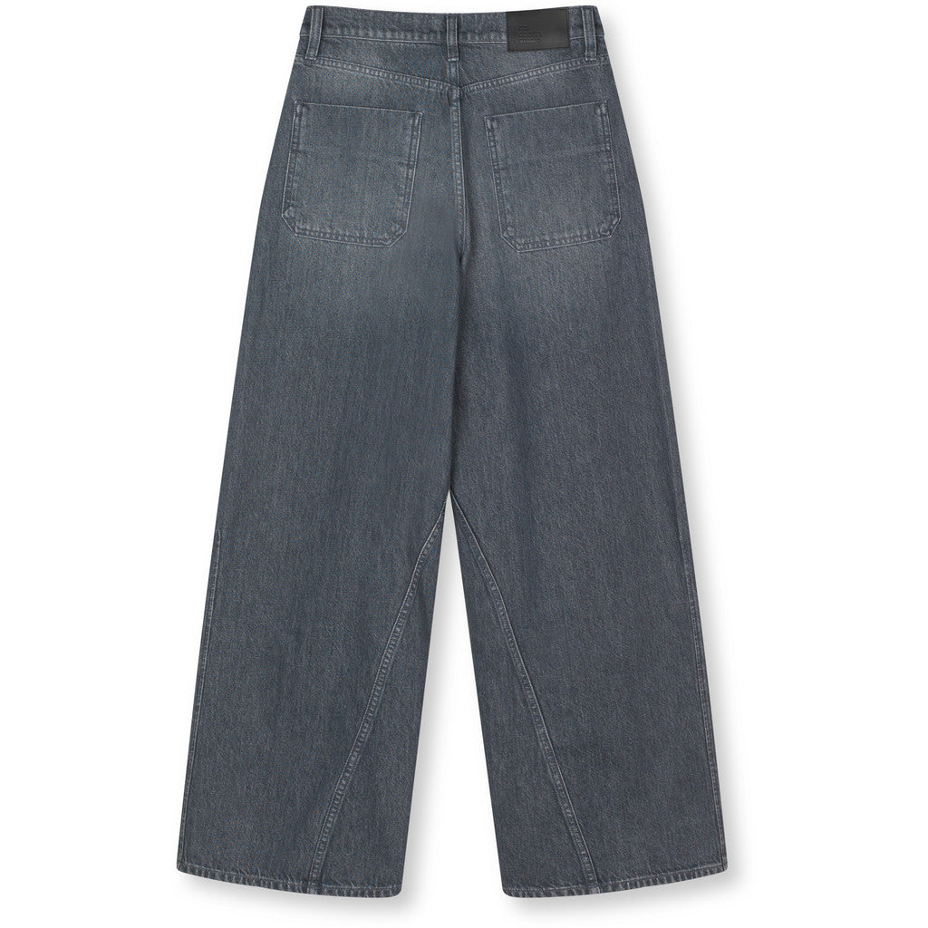 R.A Denim Studio D4 Twist Barrel Jeans Mid Gray