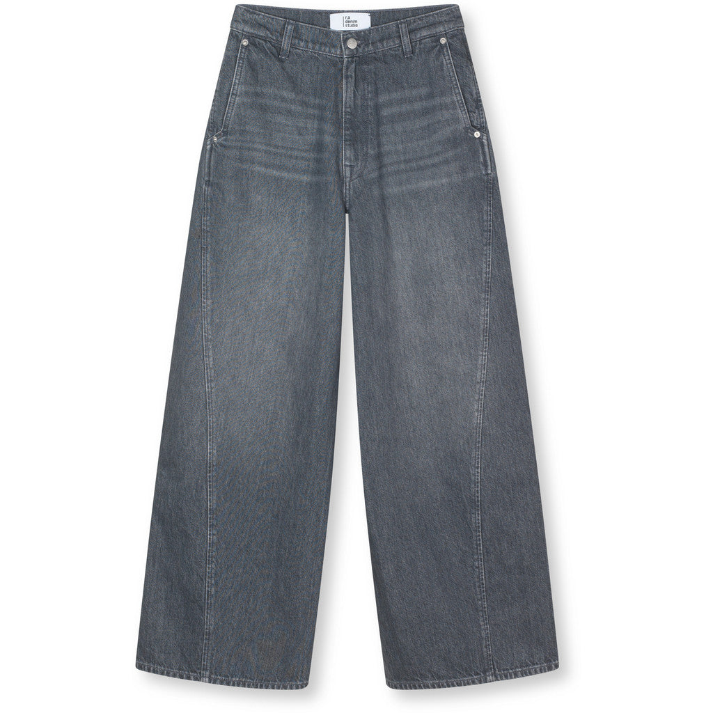 R.A Denim Studio D4 Twist Barrel Jeans Mid Gray