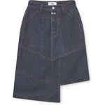 R.A Denim Studio D50 Layer Skirt Skirt Dark Blue