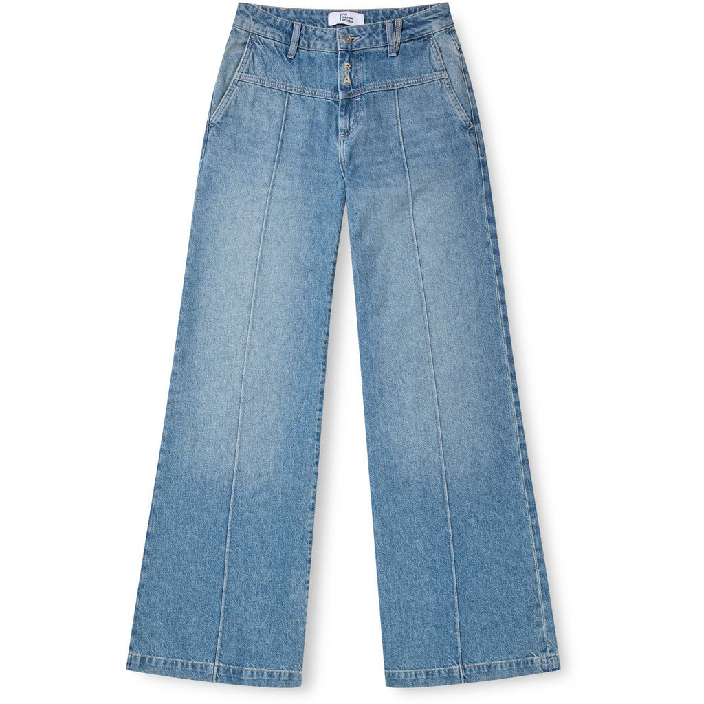 R.A Denim Studio D54 Wide Pants Jeans Mid Blue