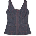 R.A Denim Studio D59 Corset Corset Dark Blue