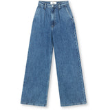R.A Denim Studio D5 Wide Chino Jeans Mid Blue