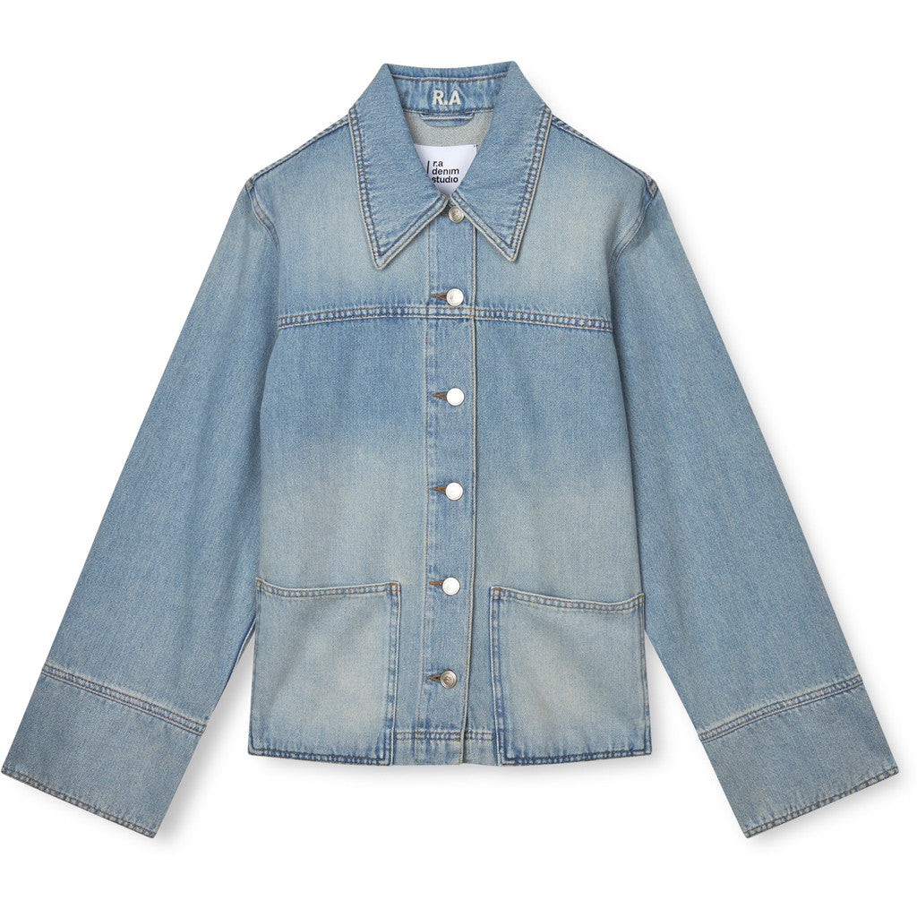 R.A Denim Studio D62 Shirt Overshirt Light Blue