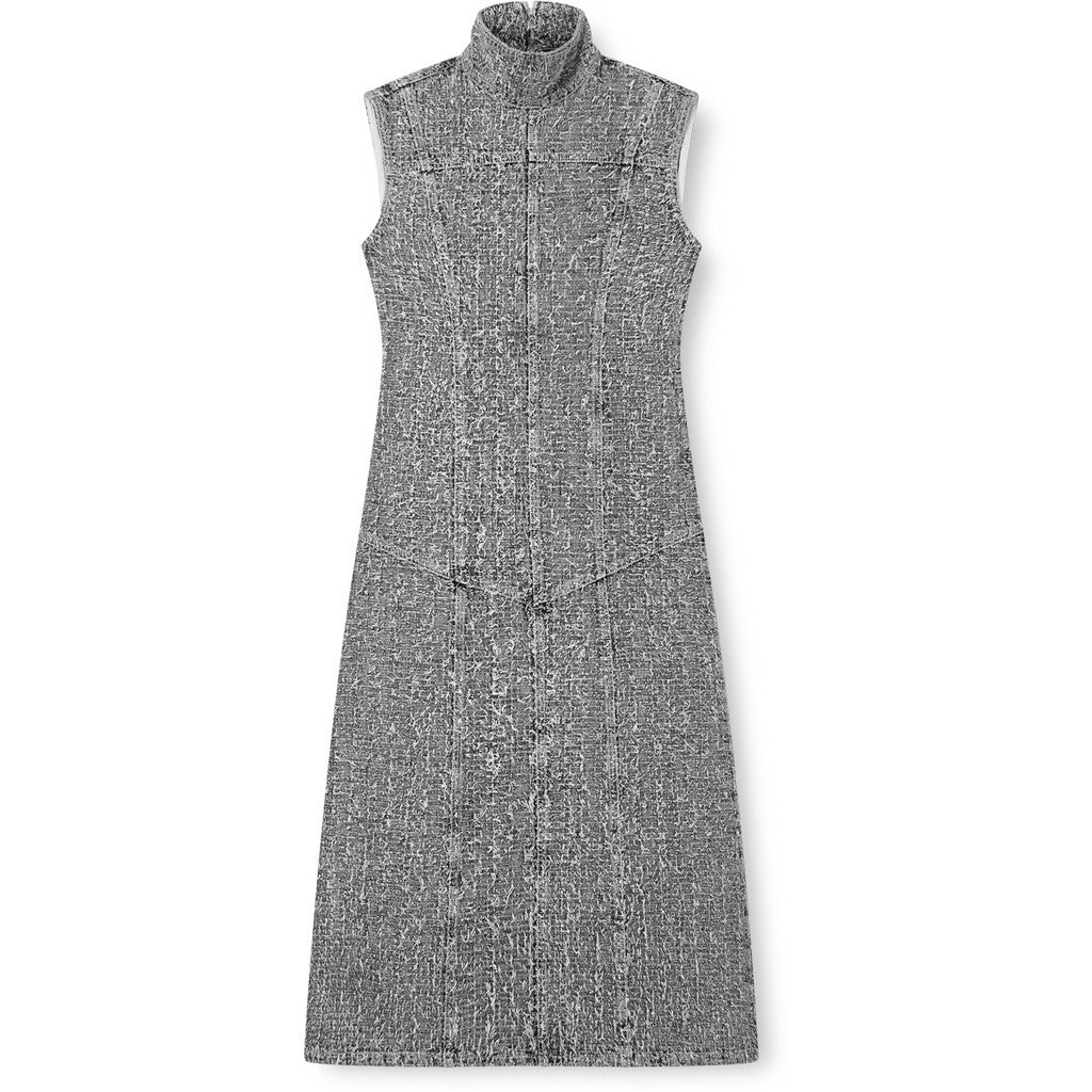 R.A Denim Studio D63 Long Dress Dress Mid Gray