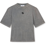 R.A Denim Studio D65 Box Tee T-Shirt Dark Gray